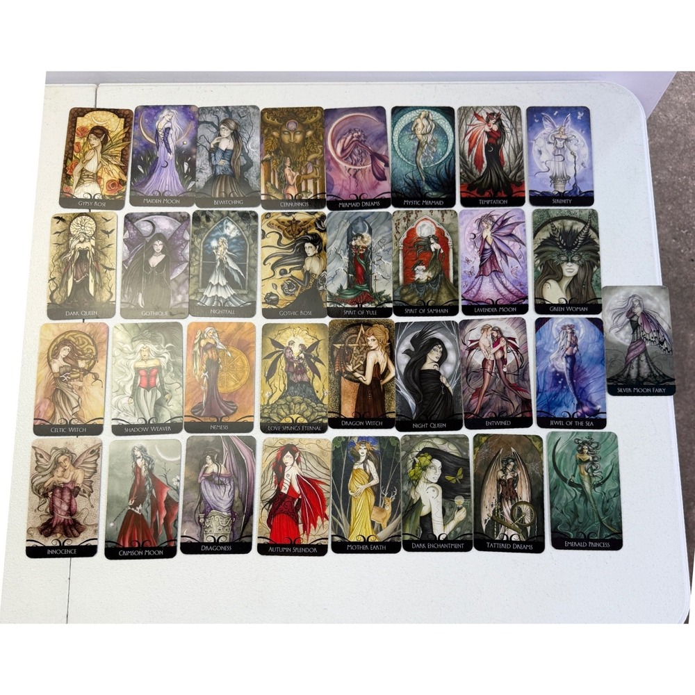 Anne Stokes Whimsical Faerie Oracle Cards 33ct Fantasy Gothic Art Replacement